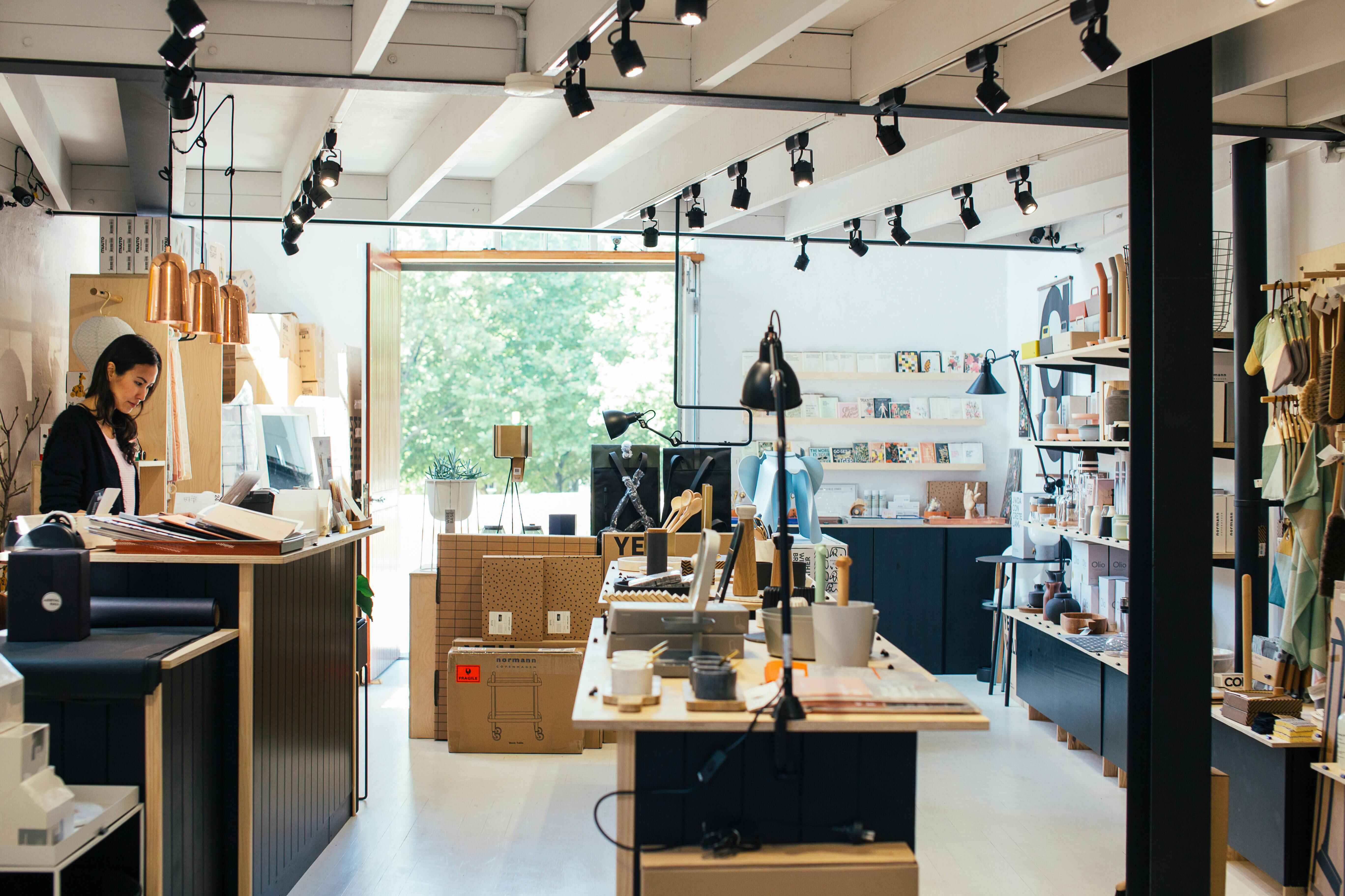 Small business storefront