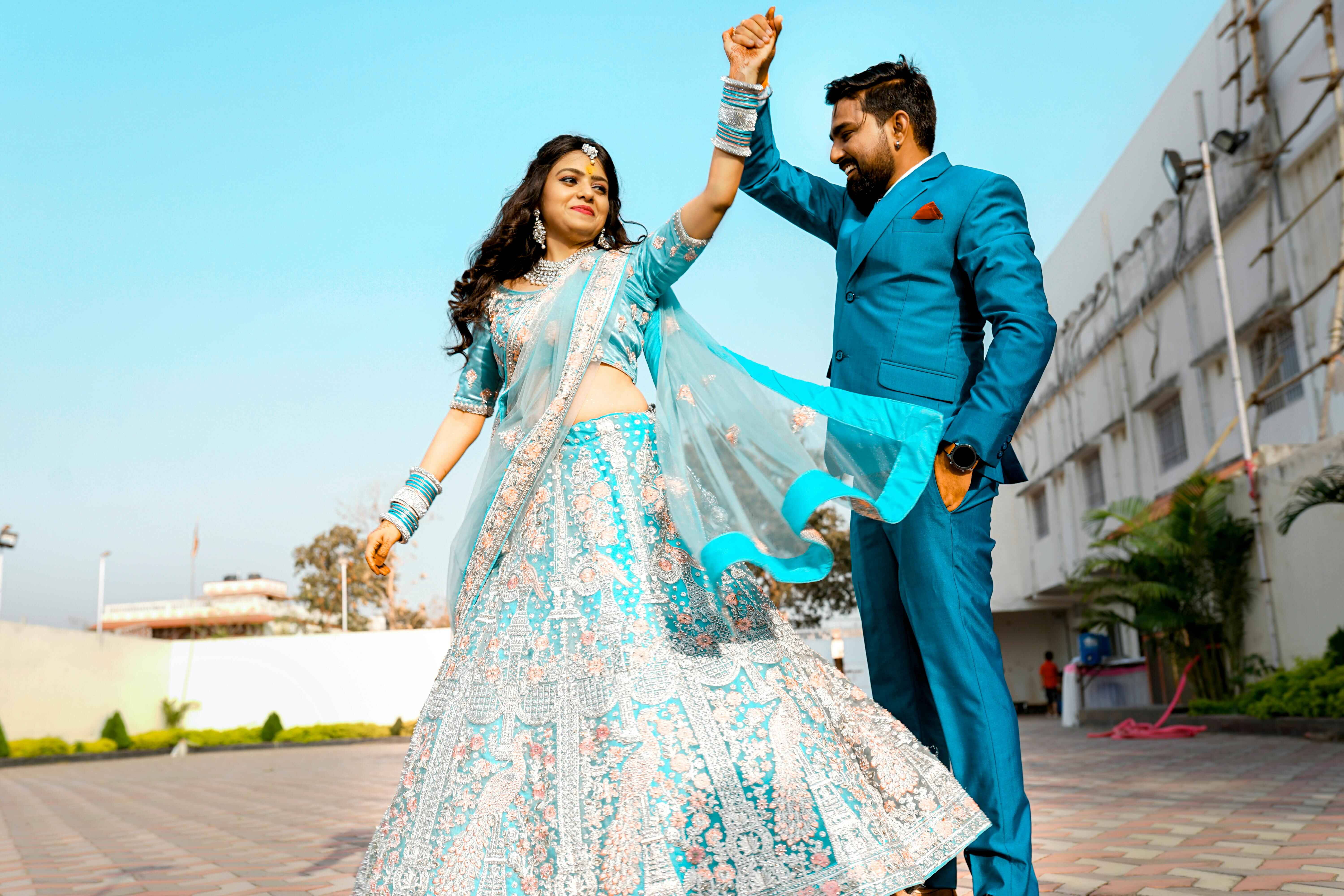 Wedding couple dancing